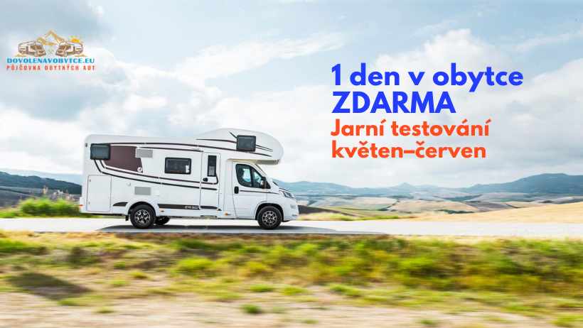 Půjčení obytky na&nbsp;den ZDARMA: Jarní akce 3+1 a&nbsp;4+1